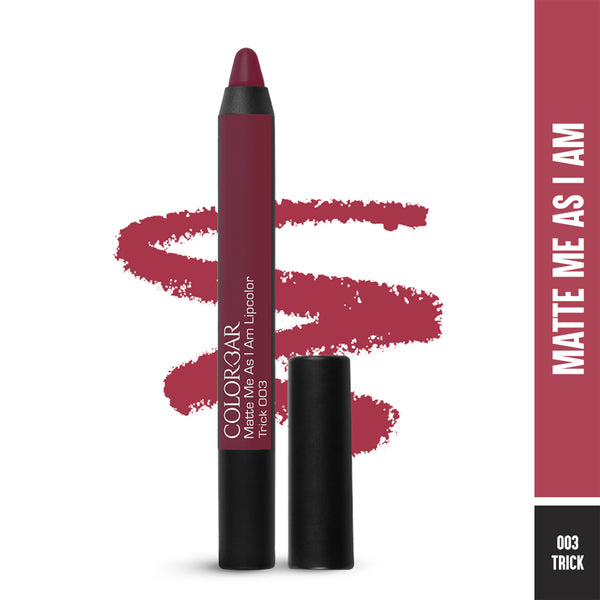 Colorbar Matte Me As I Am Lip Color New Trick-[003] - Distacart