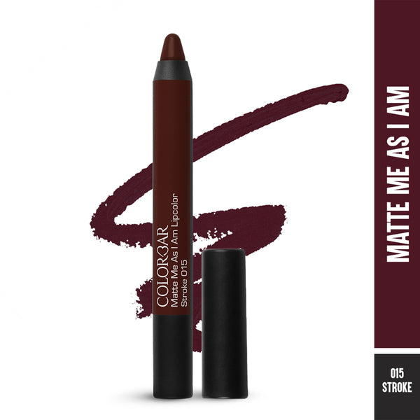 Colorbar Matte Me As I Am Lip Color New Stroke-[015] - Distacart
