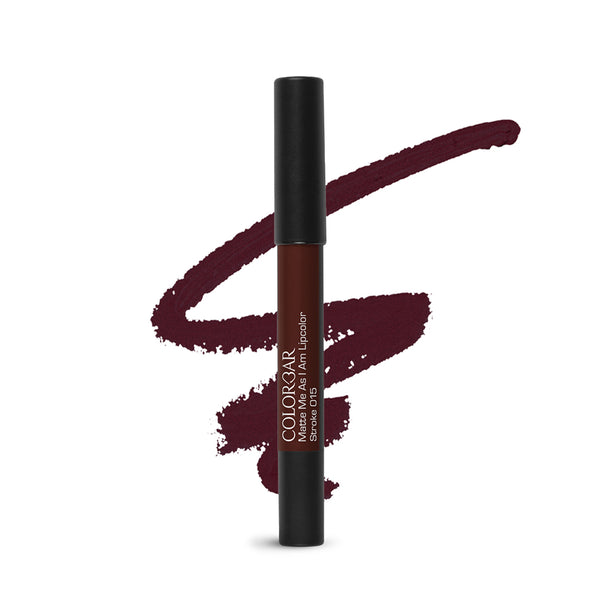Colorbar Matte Me As I Am Lip Color New Stroke-[015] - Distacart