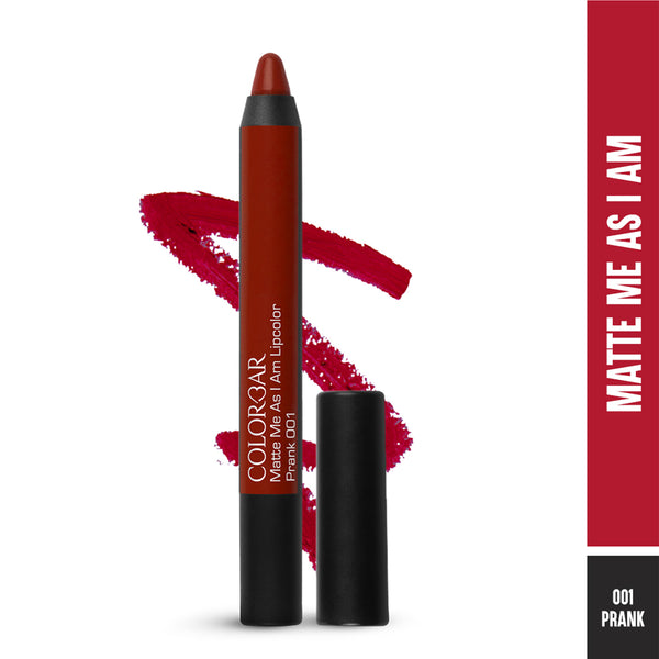 Colorbar Matte Me As I Am Lip Color New Prank-[001] - Distacart