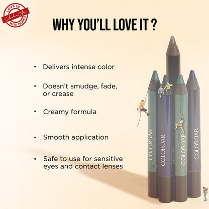 Colorbar I-Glide Eye Pencil - New Emerald Charm - Distacart
