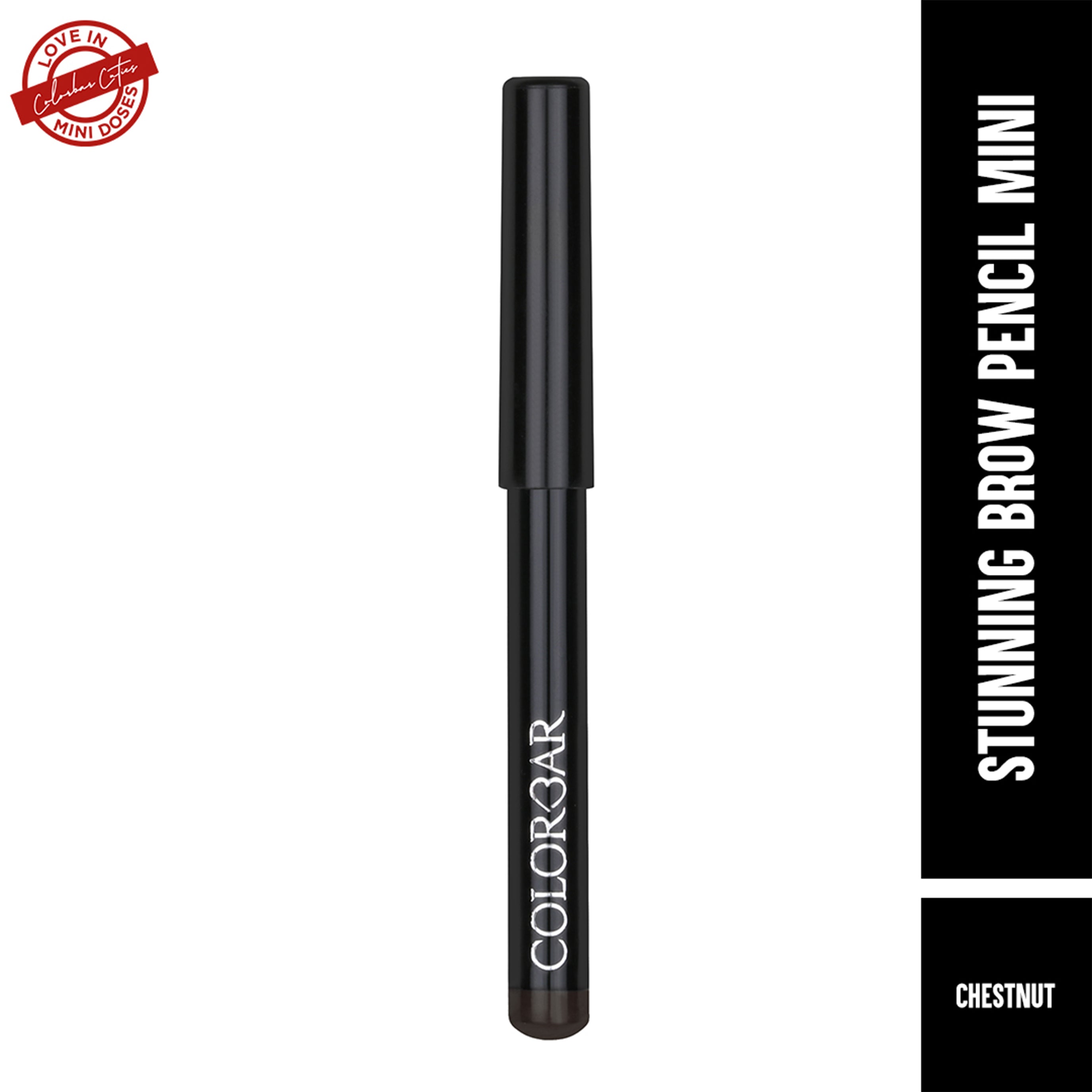 Colorbar Stunning Brow Pencil Mini Chestnut - {001} - Distacart