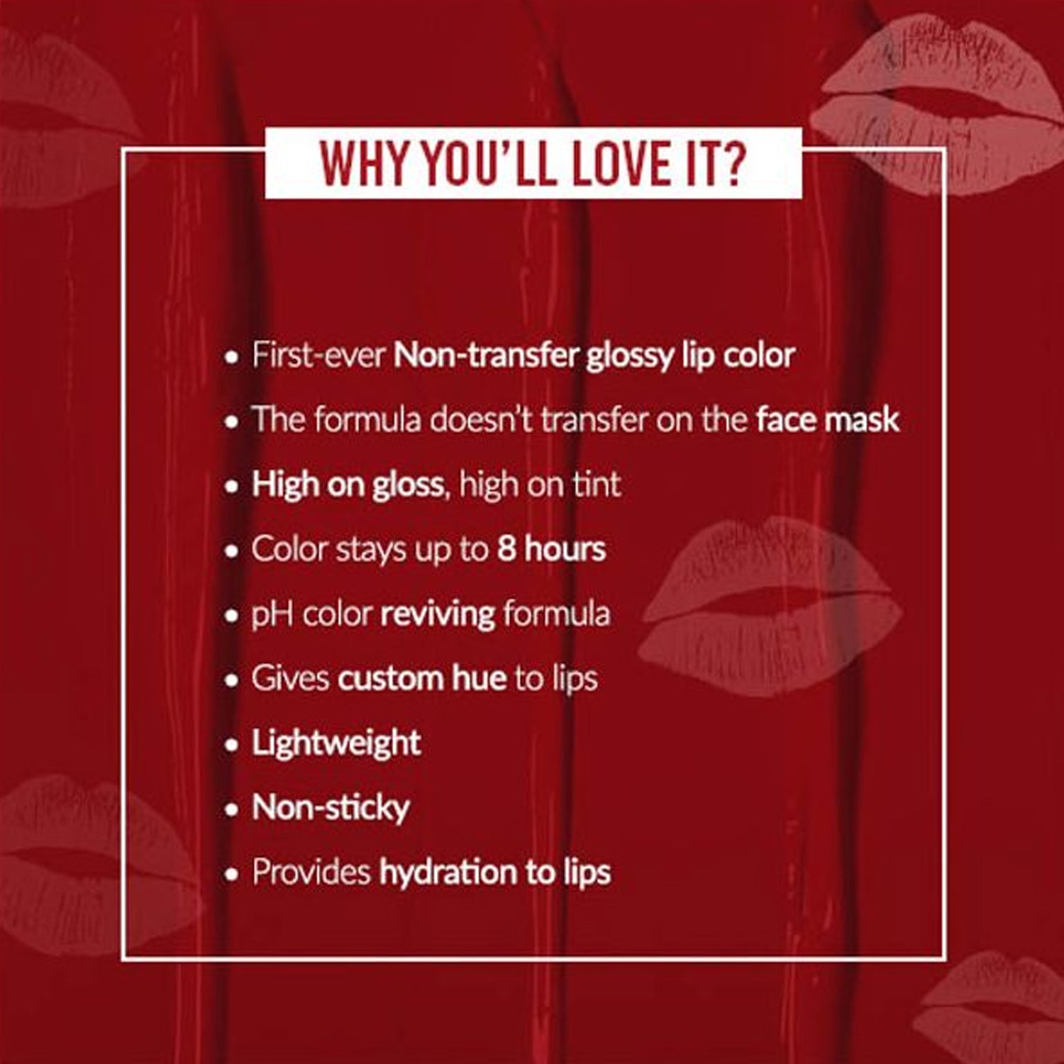 Colorbar Sexy Kiss Proof Gel Lipcolor Cheeky - [009] - Distacart