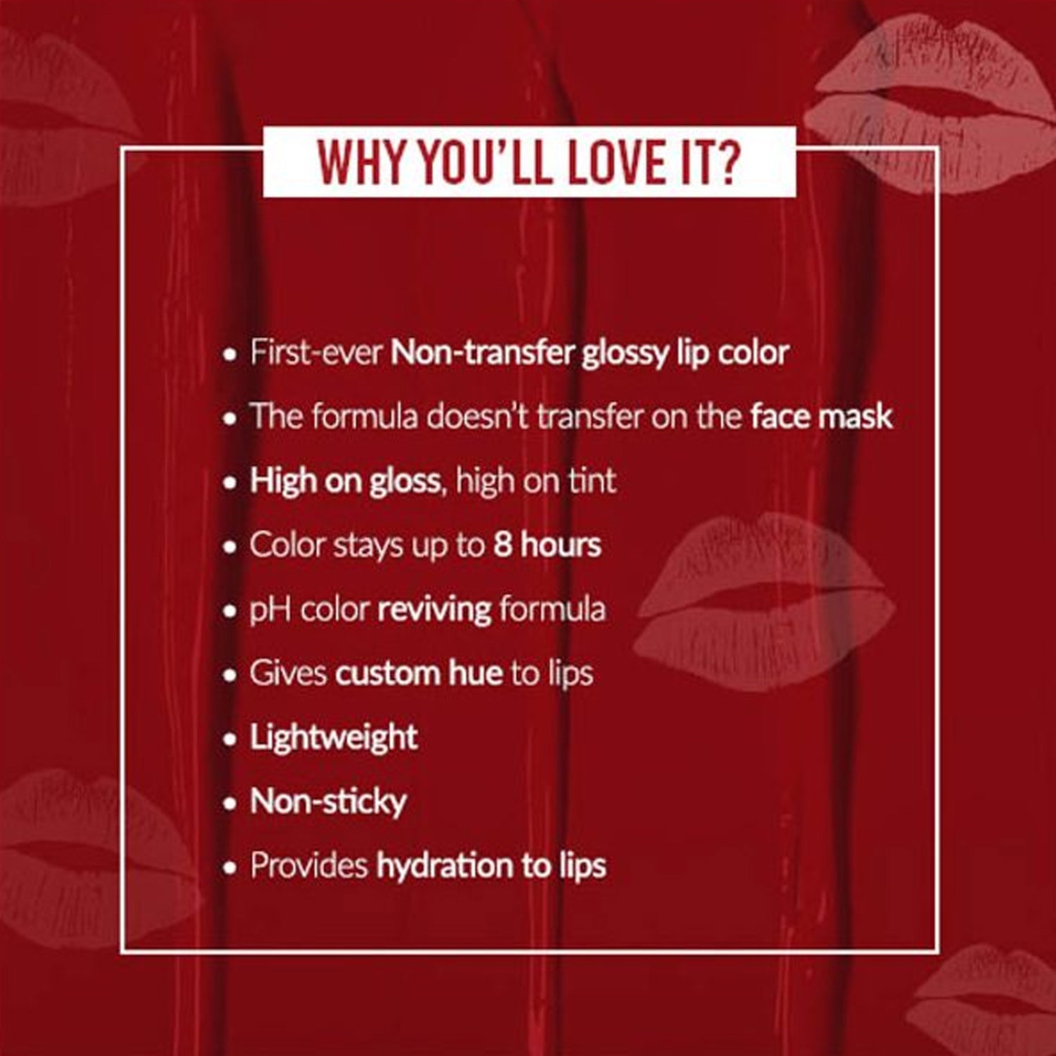 Colorbar Sexy Kiss Proof Gel Lipcolor Racy - [011] - Distacart