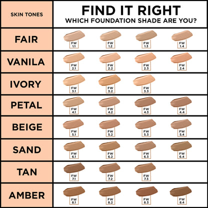 Colorbar 24Hrs Weightless Liquid Foundation Fc 7.1 - Distacart