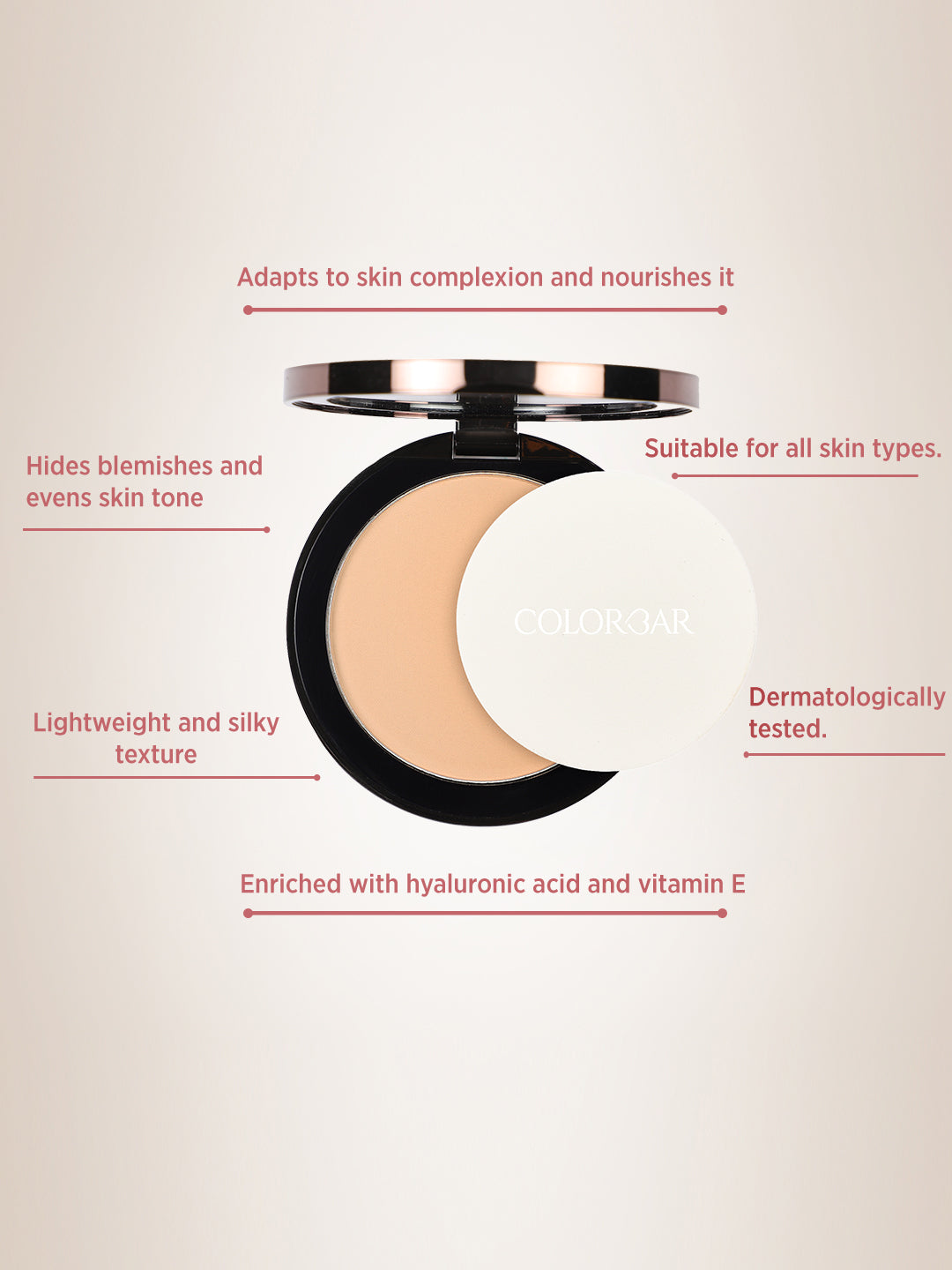 Colorbar Perfect Match Compact New Nude Beige - Distacart