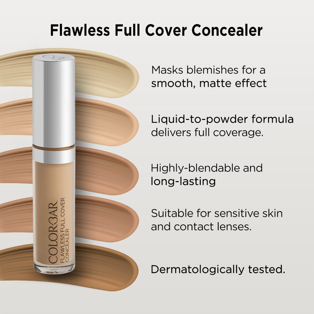 Colorbar Flawless Full Cover Concealer New Velvet - Distacart