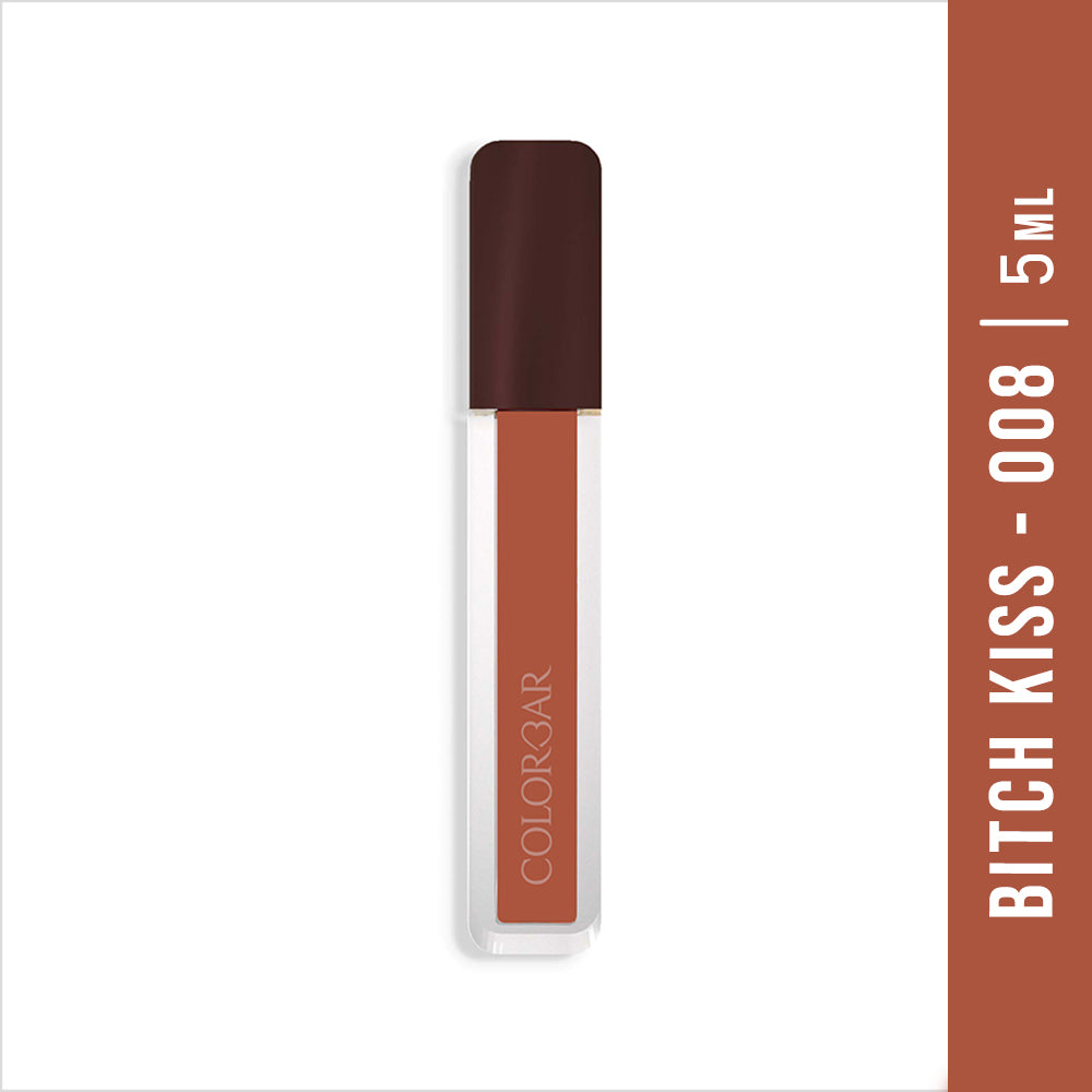 Colorbar Powerkiss Vegan Matte Lipcolor- Bitch Kiss - Distacart