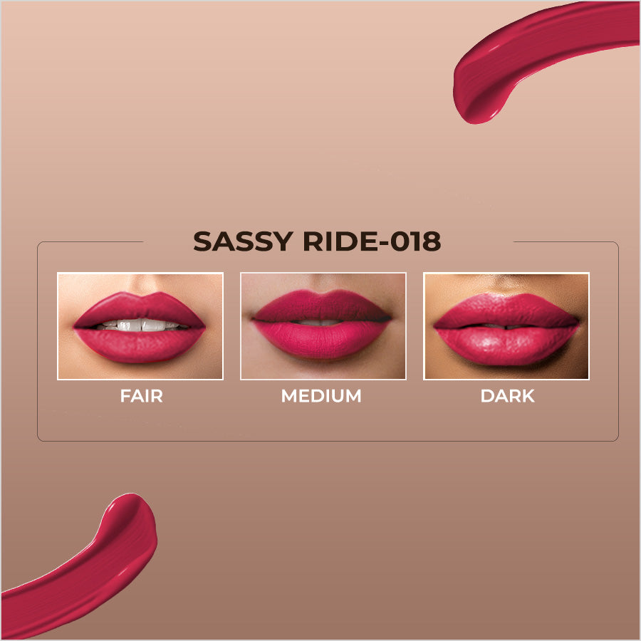 Colorbar Powerkiss Vegan Matte Lipcolor- Bitch Kiss - Distacart