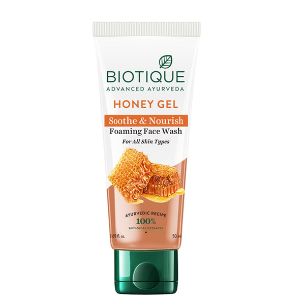 Biotique Advanced Ayurveda Bio Honey Gel Refreshing Foaming Face Wash - Distacart