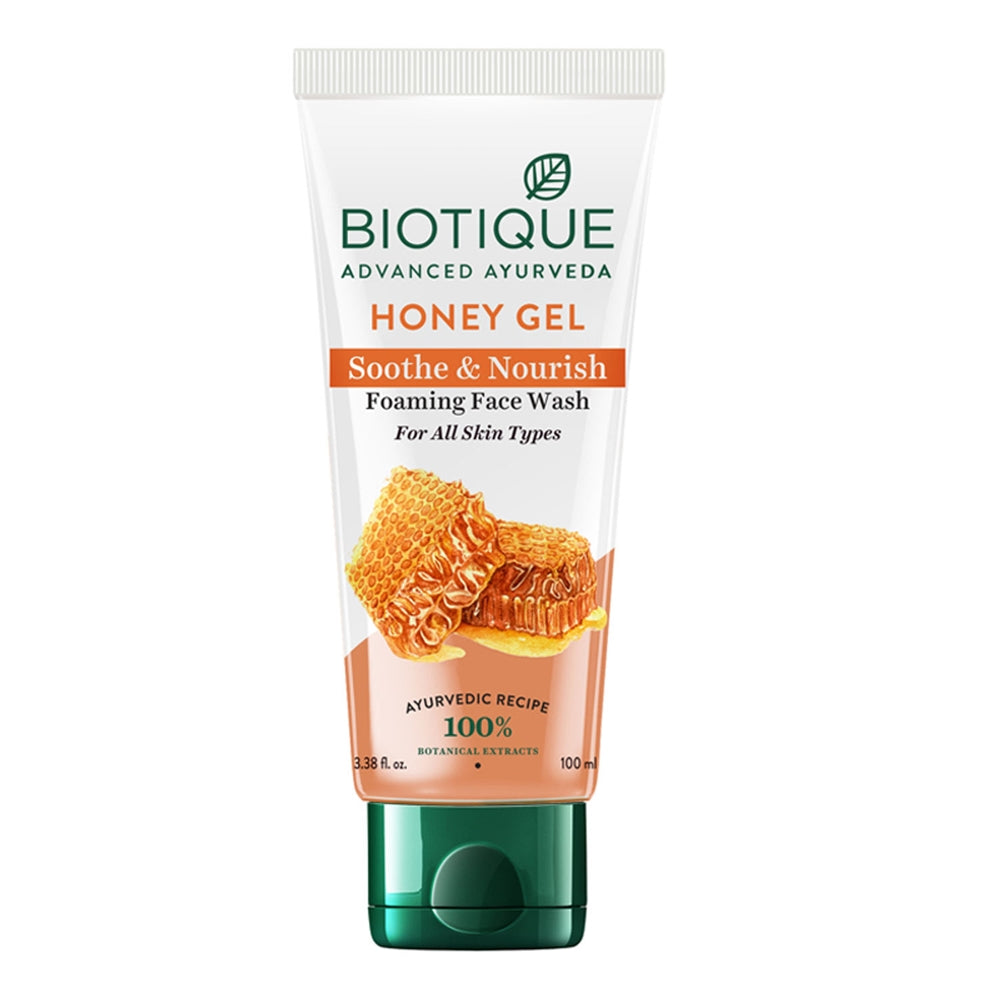 Biotique Advanced Ayurveda Bio Honey Gel Refreshing Foaming Face Wash - Distacart