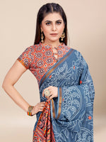 Thumbnail for Kalini Bandhani Printed Pure Cotton Bandhani Saree - Distacart