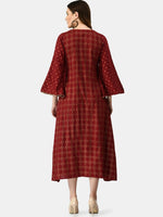 Thumbnail for Kalini Women Geometric Printed Maternity Cotton Kurta - Distacart