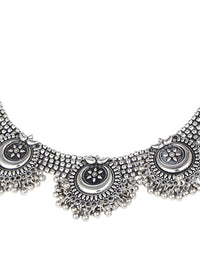 Thumbnail for Cardinal Silver Oxidized Jewellery Set - Distacart