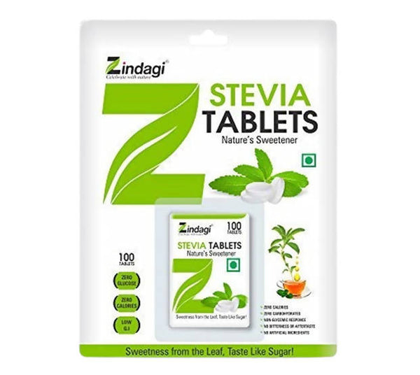Zindagi Stevia Nature's Sweetener Tablets - Distacart