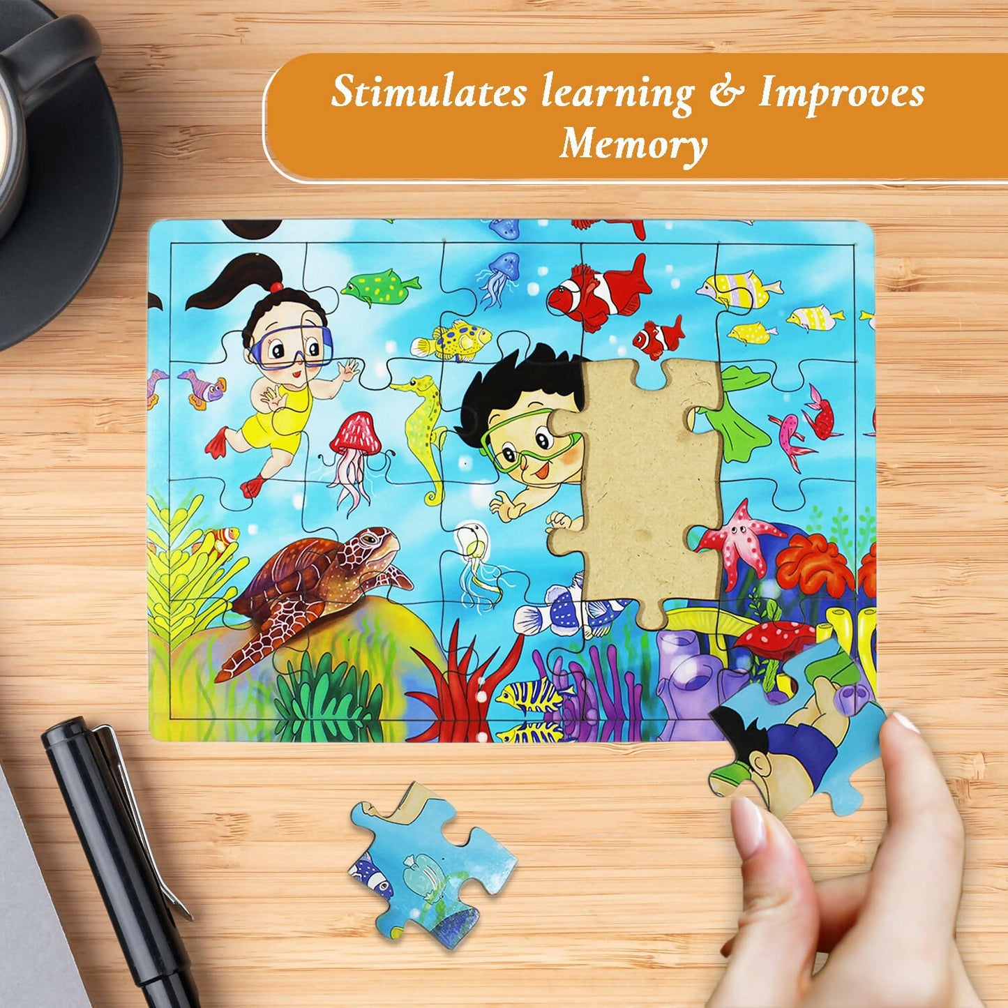 Matoyi Marine World Jigsaw Puzzle For Kids - Distacart