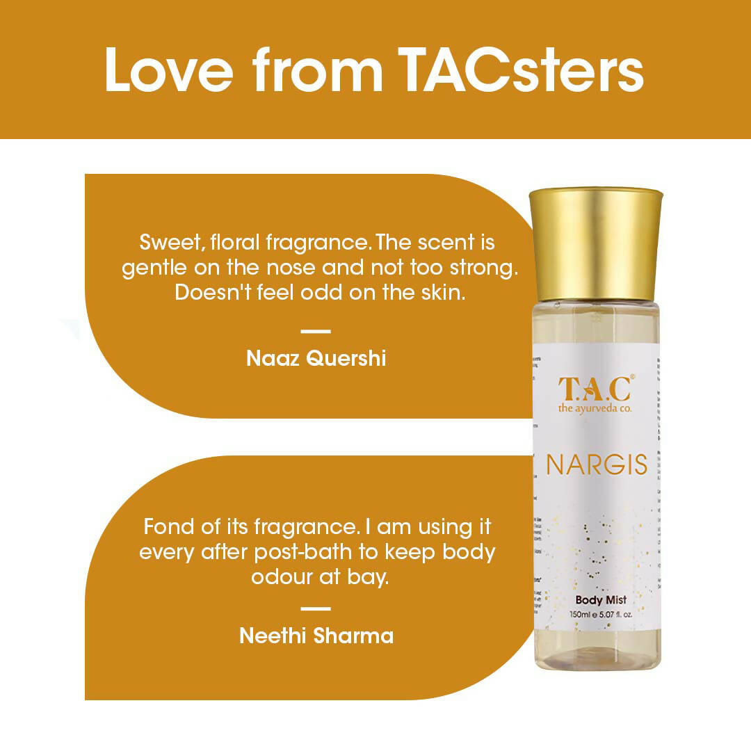 TAC - The Ayurveda Co. Nargis Body Mist - Distacart