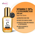 Thumbnail for St.Botanica Vitamin C 20%, E & Hyaluronic Acid 24k Gold Night Face Serum