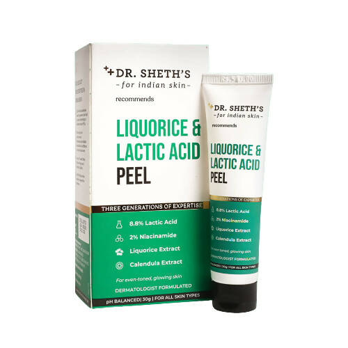 Dr. Sheth's Liquorice & Lactic Acid Peel Mask - Distacart