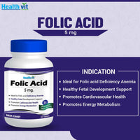 Thumbnail for Healthvit Folic Acid 5mg Tablets for Folic acid - Distacart