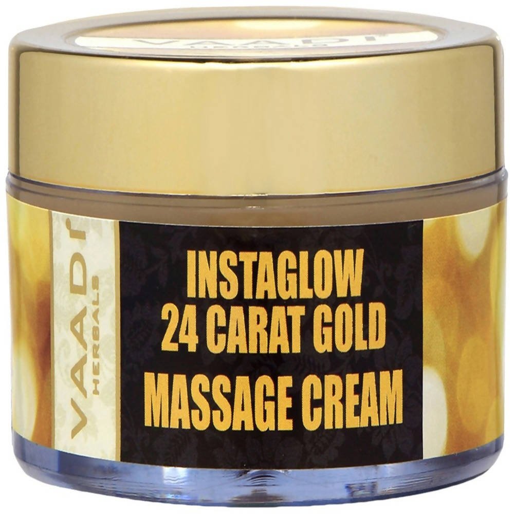 Vaadi Herbals Instaglow 24 Carat Gold Massage Cream - Distacart