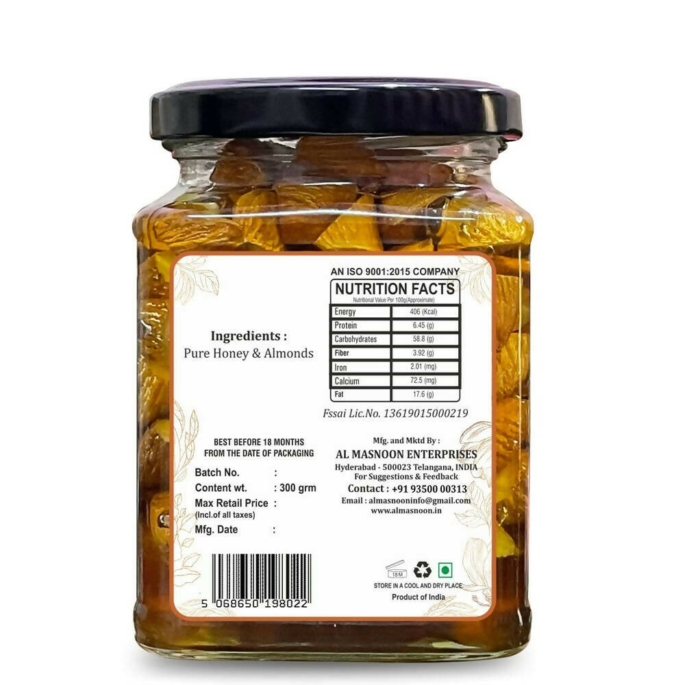 Al Masnoon Honey With Almonds - Distacart