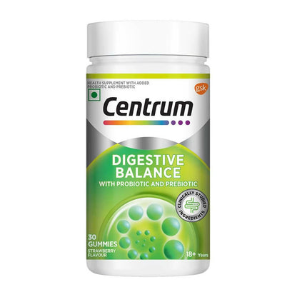 Centrum Digestive Balance Gummies - Strawberry Flavor - Distacart
