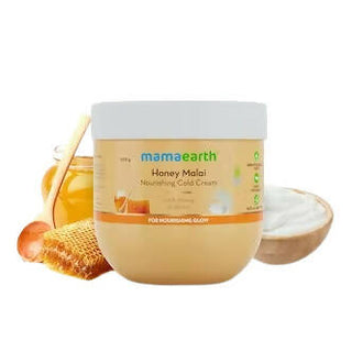 Mamaearth Honey Malai Cold Cream with Honey & Malai For Nourishing Glow - Distacart