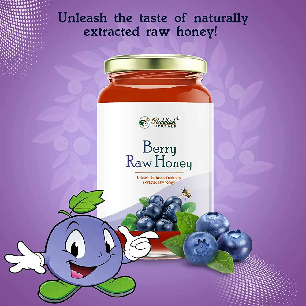 Riddhish Herbals Raw Organic Berry Honey - Distacart
