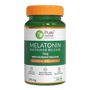 Pure Nutrition Melatonin 5mg Veg Tablets - Distacart