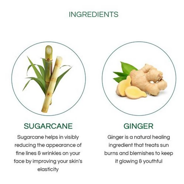 Medimix Natural Glow Face Wash with Sugarcane & Ginger - Distacart