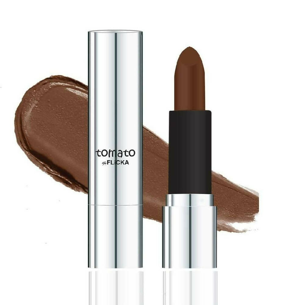 Flicka Tomato Nude Matte Finish Lipstick Shade 13 - Distacart