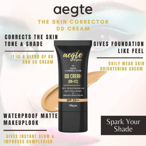 Aegte Organics The Skin Corrector DD Cream (BB+CC) benefits