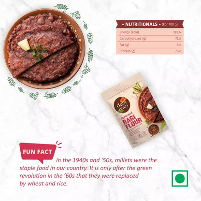 Desi Nutri Sprouted Ragi Flour - Distacart