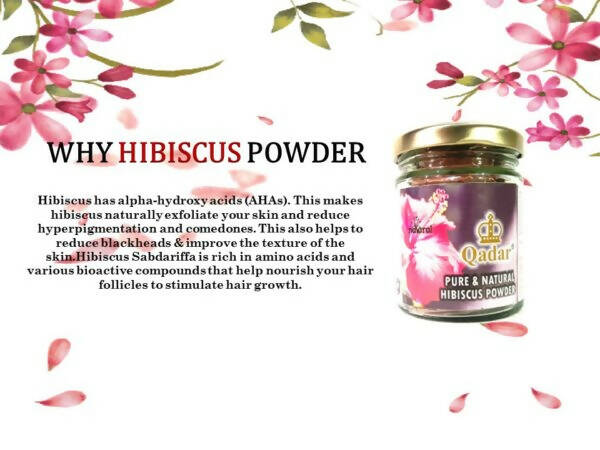 Qadar Pure & Natural Hibiscus Powder - Distacart