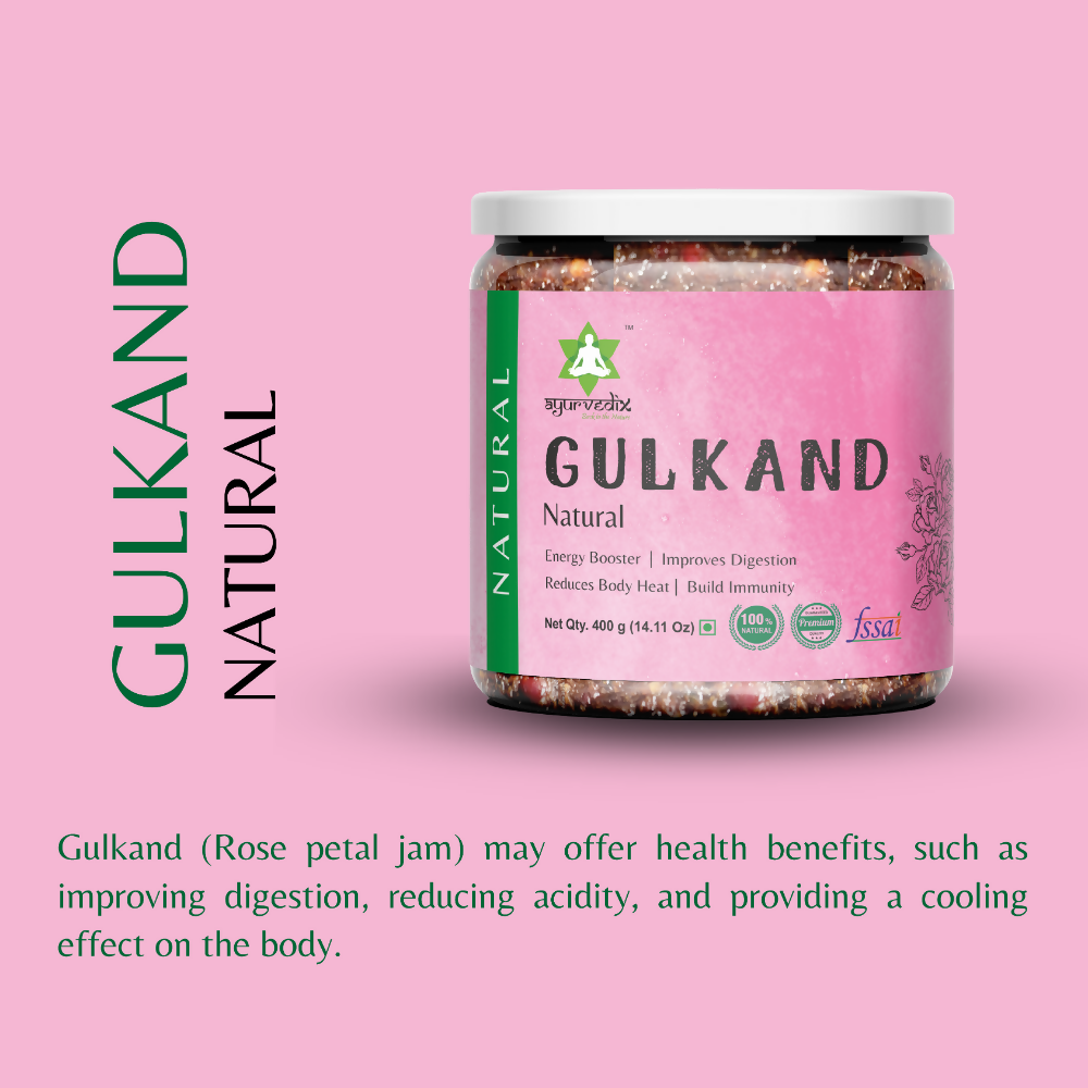 Ayurvedix Premium Gulkand (Rose Petal Jam) - Distacart