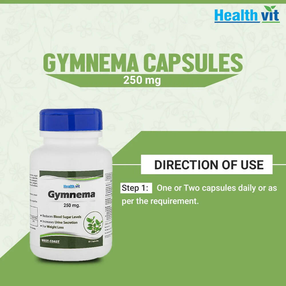 Healthvit Gymnema Capsules - Distacart