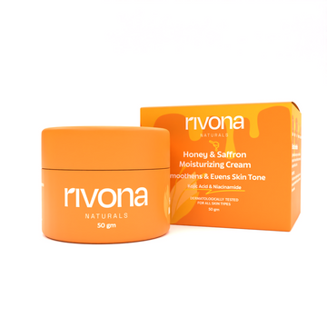 Rivona Naturals Honey & Saffron Cream - Distacart