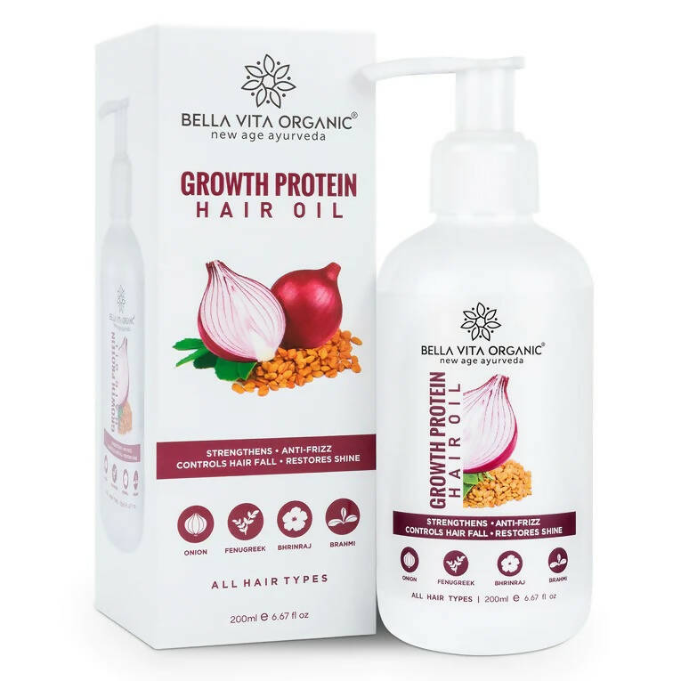 Bella Vita Organic Growth Protein Hair Oil - Distacart