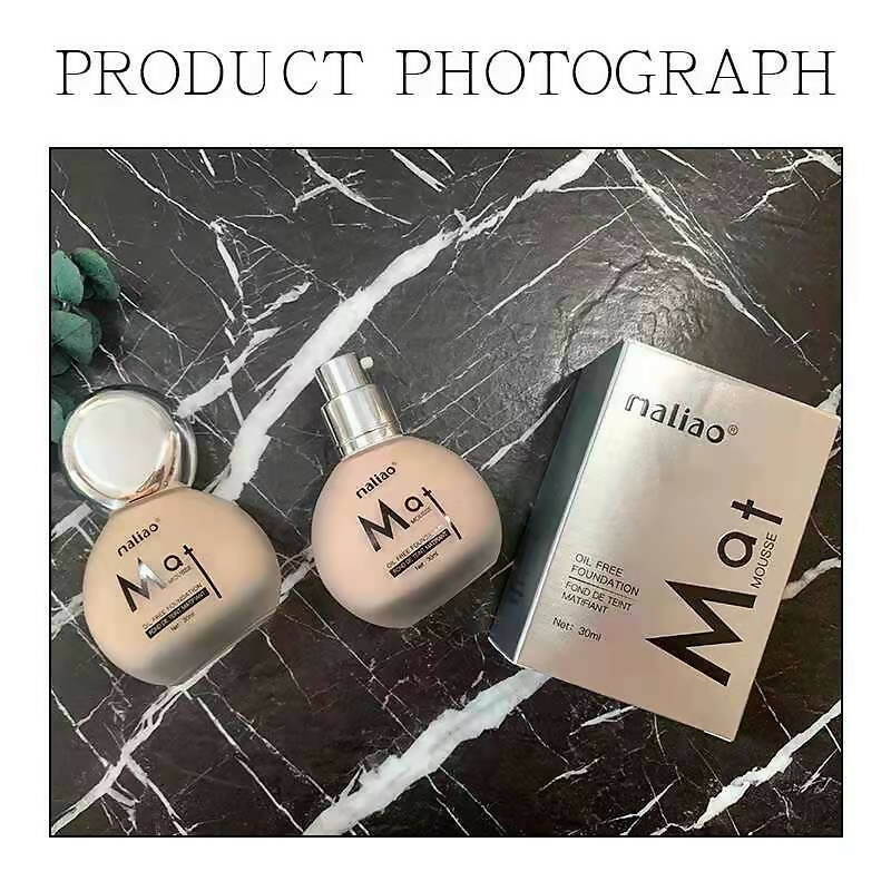 Maliao Oil Free Mat Mousse Foundation - Distacart