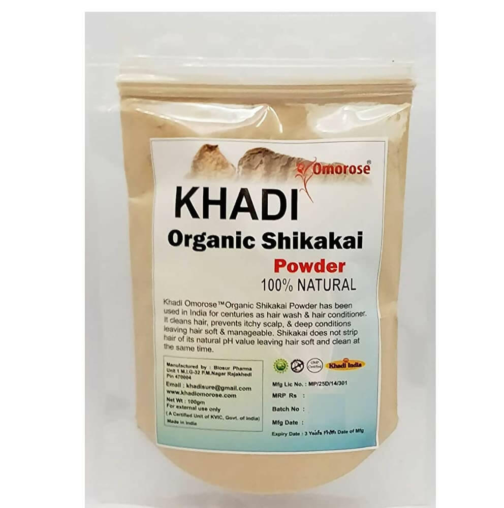 Khadi Omorose Organic Shikakai Powder - Distacart