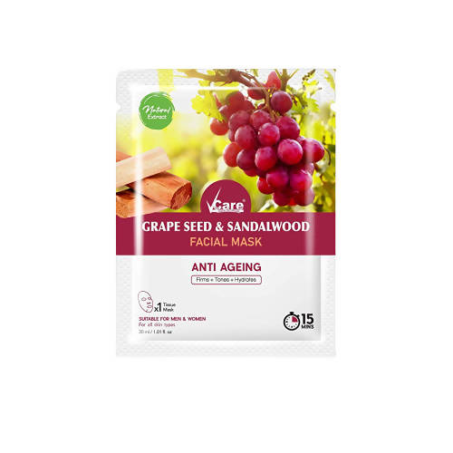 VCare Grapeseed and Sandalwood Facial Mask