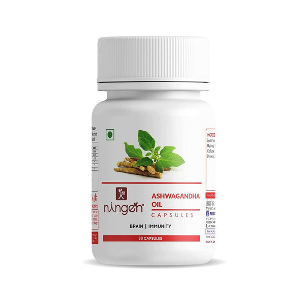 Ningen Ashwagandha Oil Capsules - Distacart