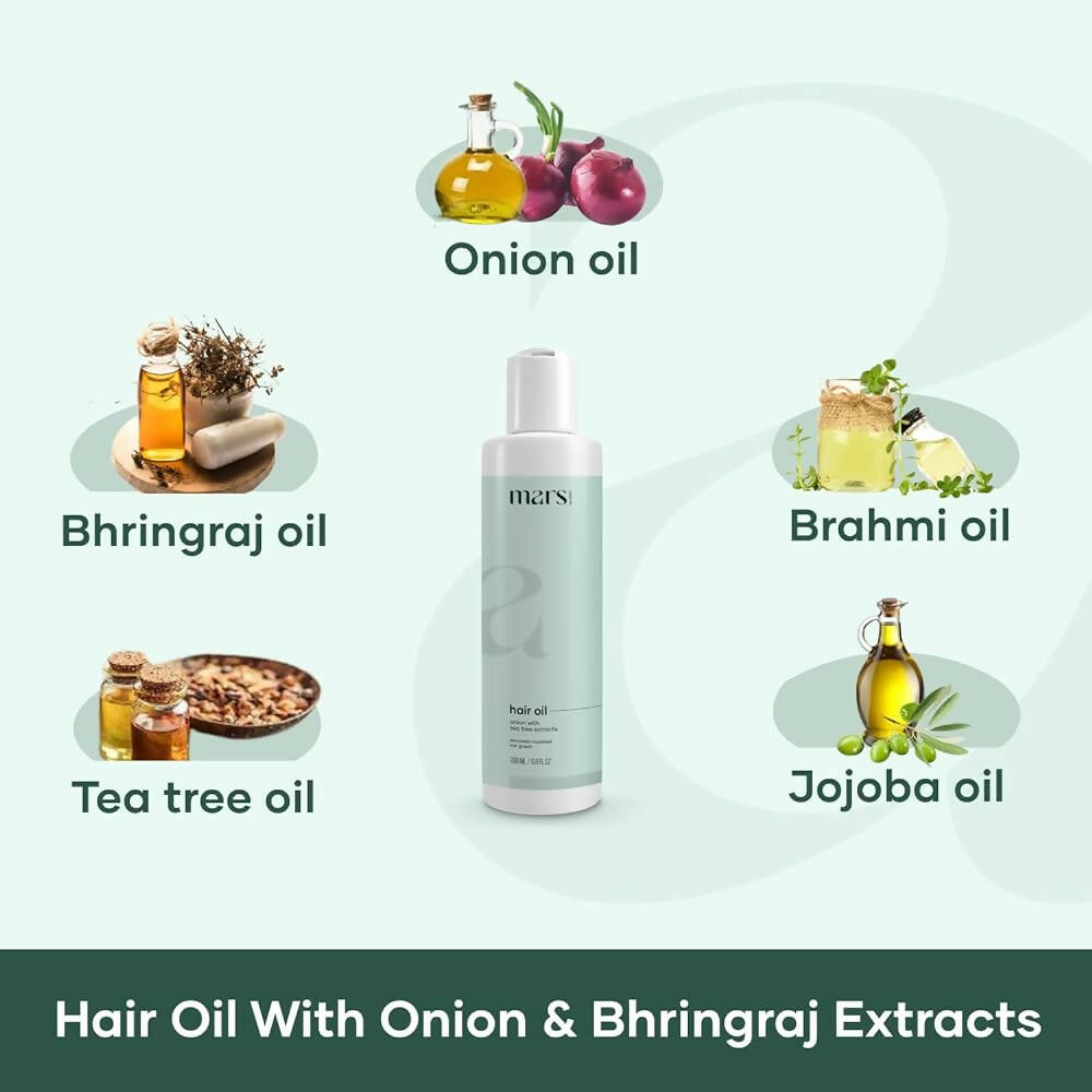 Mars by GHC Hair Oil With Onion & Bhringraj - Distacart