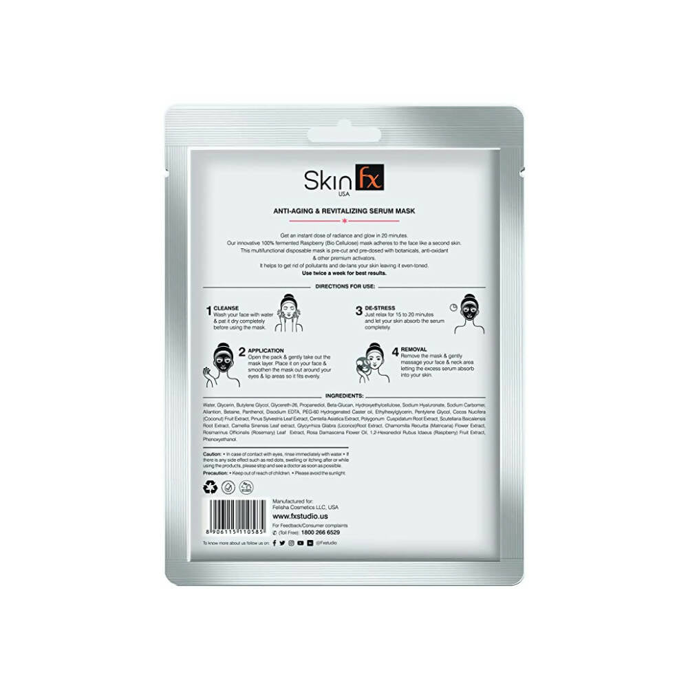 Skin Fx Anti-Aging & Revitalizing Serum Mask - Distacart