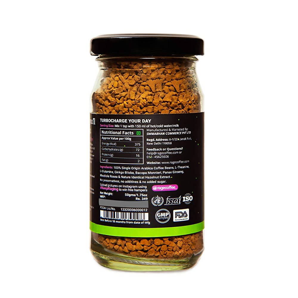 Rage Coffee Irish Hazelnut Instant Coffee - Distacart