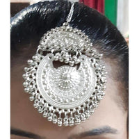 Thumbnail for Oxidized Silver Fashion Maang Tikka