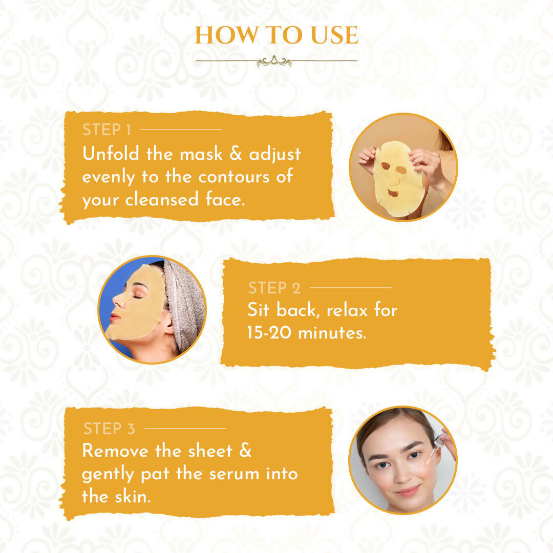 Khadi Essentials Ubtan Serum Sheet Mask - Distacart