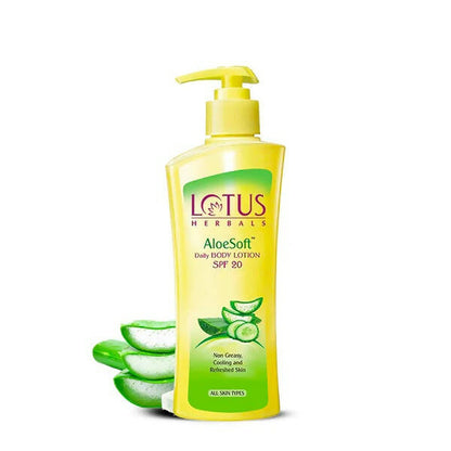 Lotus Herbals Aloesoft Daily Body Lotion - Distacart