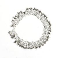 Thumbnail for Mominos Fashion Kamal Johar Oxidised Silver Anklets For Bridal Wear